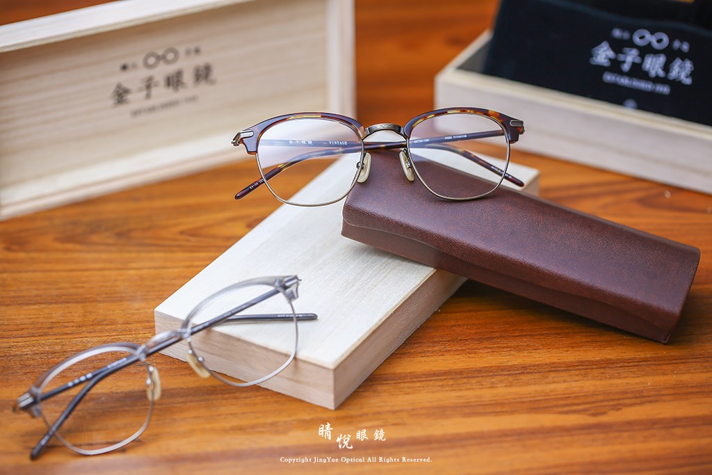 睛悦眼鏡,金子眼鏡,kaneko,手工眼鏡,日本手工眼鏡,KV34,DEMI