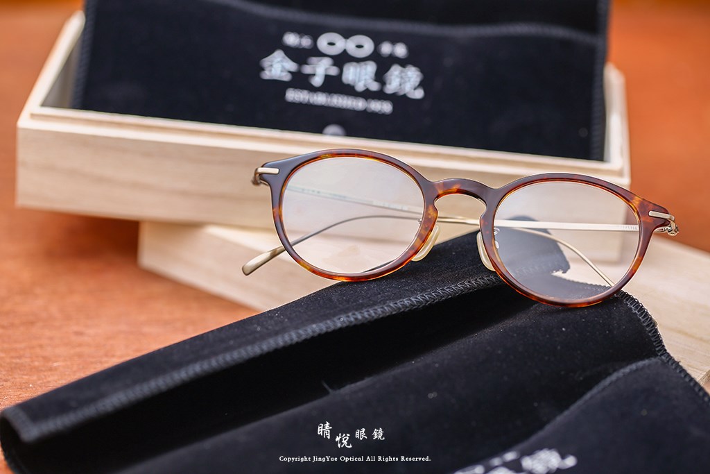 睛悦眼鏡,金子眼鏡,kaneko,手工眼鏡,日本手工眼鏡,KV38L,DEMI