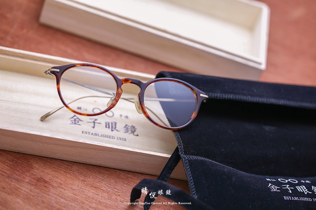 睛悦眼鏡,金子眼鏡,kaneko,手工眼鏡,日本手工眼鏡,KV38L,DEMI