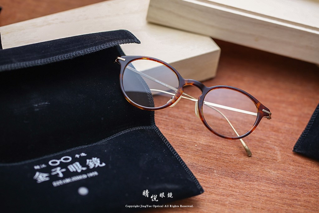 睛悦眼鏡,金子眼鏡,kaneko,手工眼鏡,日本手工眼鏡,KV38L,DEMI