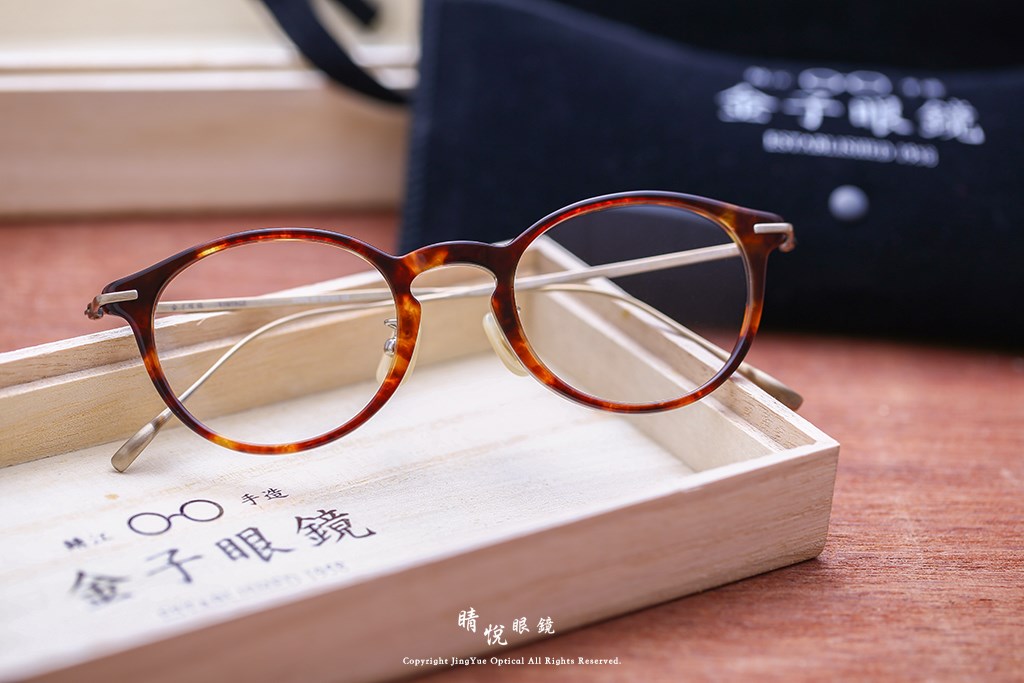 睛悦眼鏡,金子眼鏡,kaneko,手工眼鏡,日本手工眼鏡,KV38L,DEMI