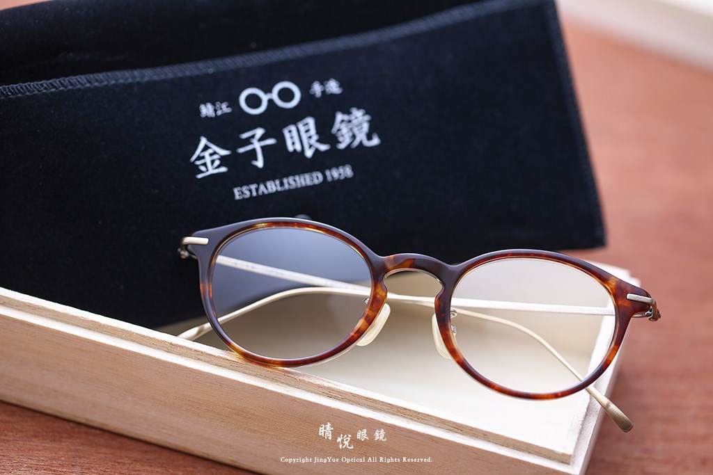 睛悦眼鏡,金子眼鏡,kaneko,手工眼鏡,日本手工眼鏡,KV38L,DEMI