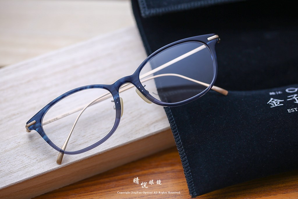 睛悦眼鏡,金子眼鏡,kaneko,手工眼鏡,日本手工眼鏡,KV40L,BLH