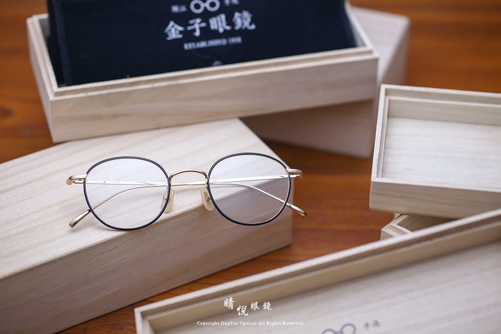 睛悦眼鏡,金子眼鏡,kaneko,手工眼鏡,日本手工眼鏡,KV78L,BKGP