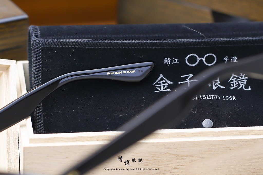 睛悦眼鏡,金子眼鏡,kaneko,手工眼鏡,日本手工眼鏡,賽璐珞,Celluloid,KC70,BK	