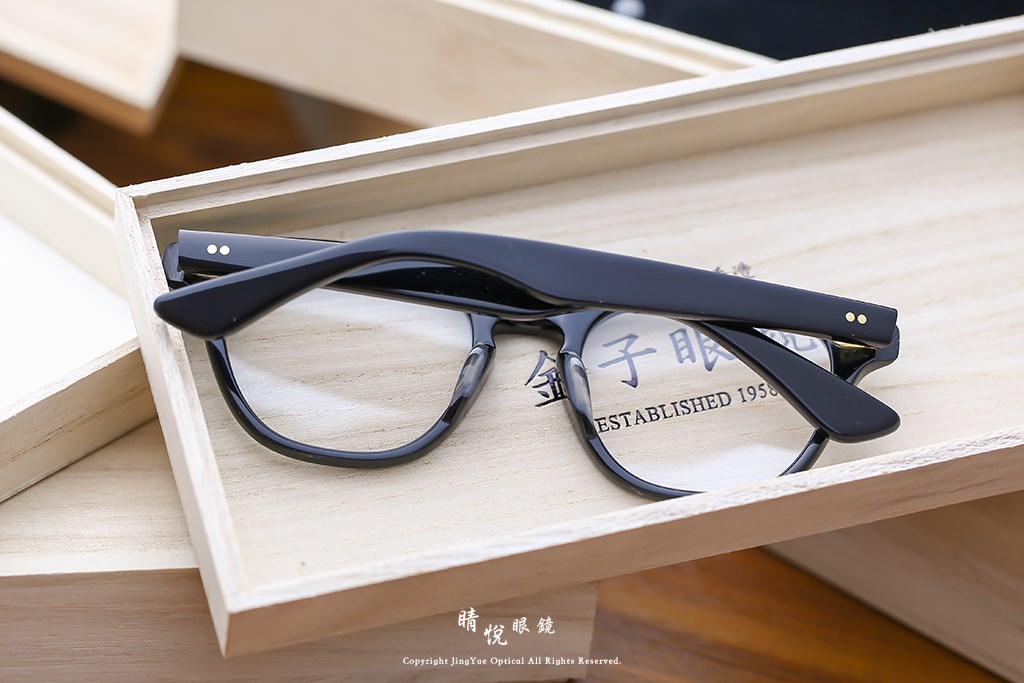 睛悦眼鏡,金子眼鏡,kaneko,手工眼鏡,日本手工眼鏡,賽璐珞,Celluloid,KC70,BK	
