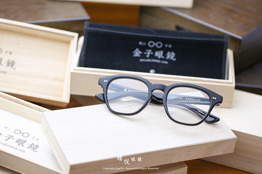 睛悦眼鏡,金子眼鏡,kaneko,手工眼鏡,日本手工眼鏡,賽璐珞,Celluloid,KC70,BK	