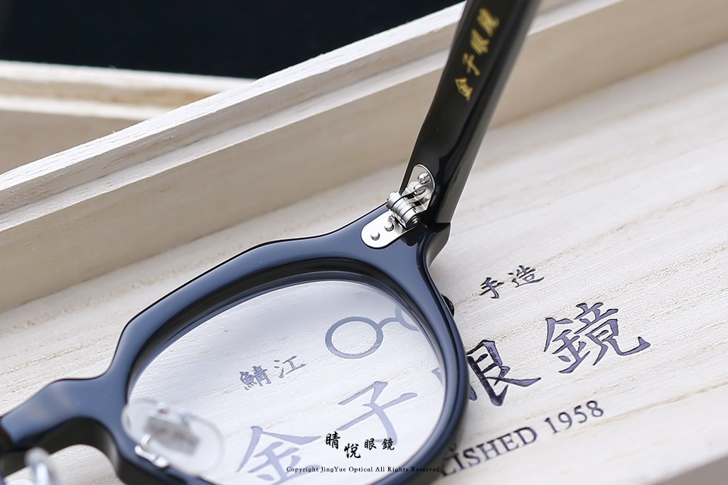 睛悦眼鏡,金子眼鏡,kaneko,手工眼鏡,日本手工眼鏡,賽璐珞,Celluloid,KC93,BK	