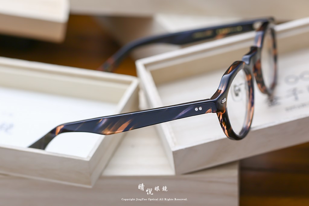 睛悦眼鏡,金子眼鏡,kaneko,手工眼鏡,日本手工眼鏡,賽璐珞,Celluloid,KC93,BK	