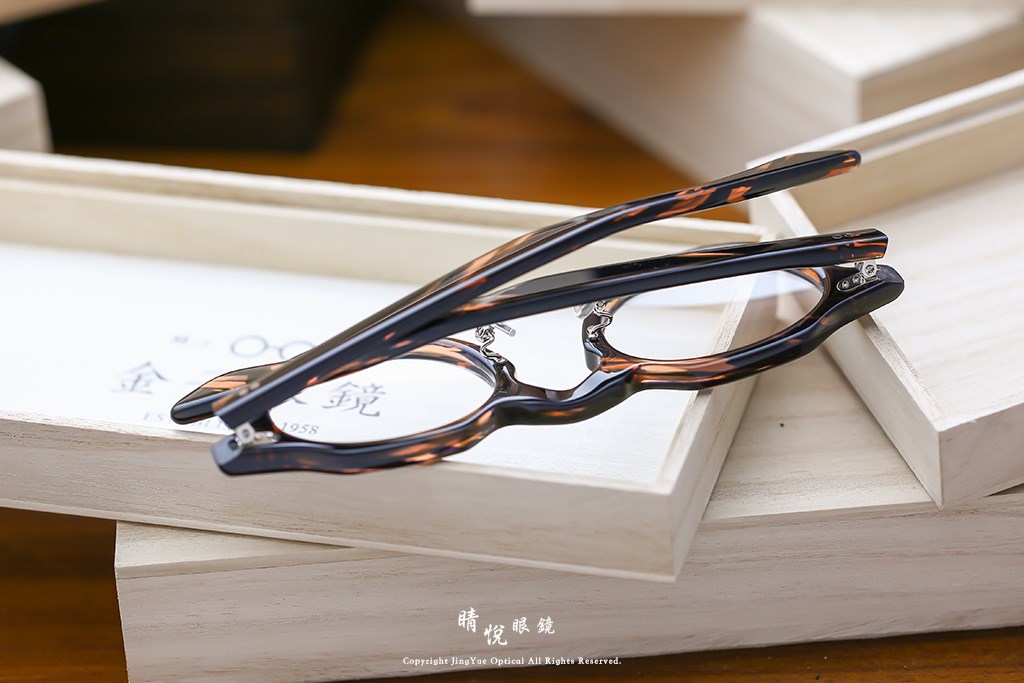 睛悦眼鏡,金子眼鏡,kaneko,手工眼鏡,日本手工眼鏡,賽璐珞,Celluloid,KC93,BK	