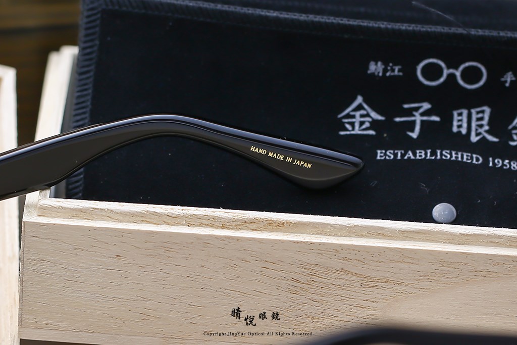 睛悦眼鏡,金子眼鏡,kaneko,手工眼鏡,日本手工眼鏡,賽璐珞,Celluloid,KC96,BK