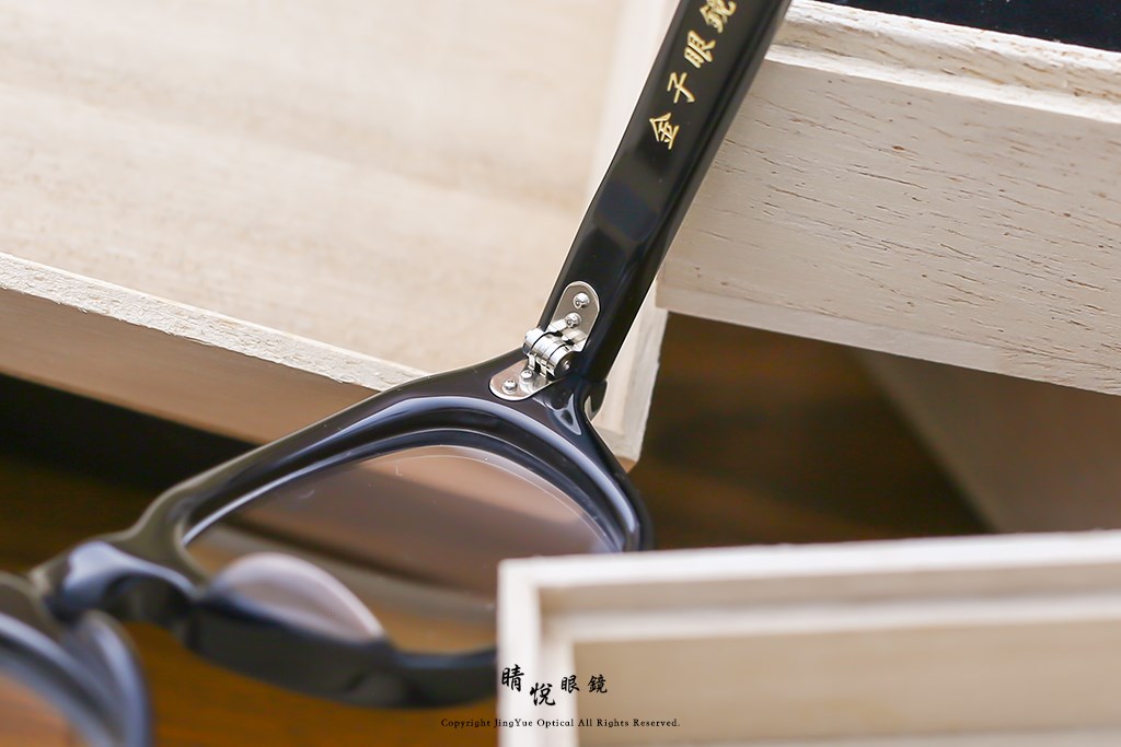 睛悦眼鏡,金子眼鏡,kaneko,手工眼鏡,日本手工眼鏡,賽璐珞,Celluloid,KC96,BK
