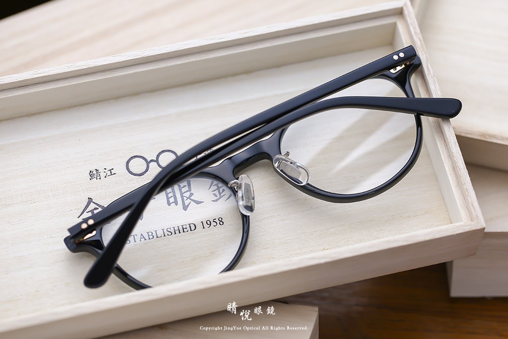 睛悦眼鏡,金子眼鏡,kaneko,手工眼鏡,日本手工眼鏡,賽璐珞,Celluloid,KC84,BK	