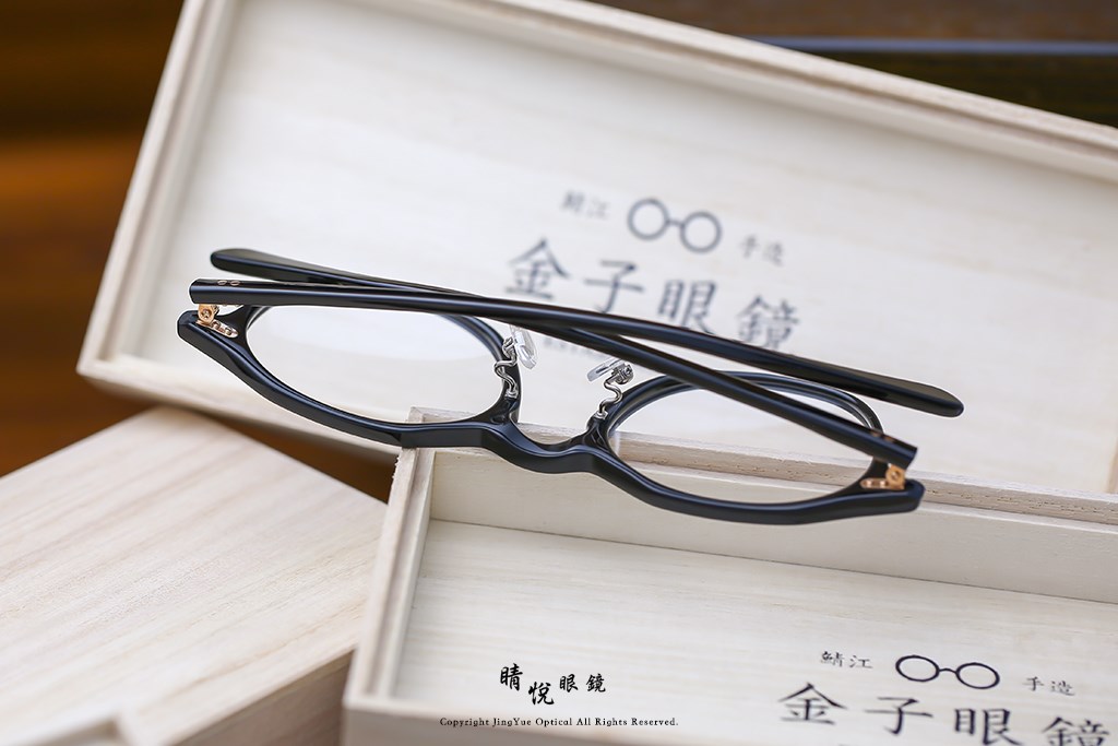 睛悦眼鏡,金子眼鏡,kaneko,手工眼鏡,日本手工眼鏡,賽璐珞,Celluloid,KC84,BK	