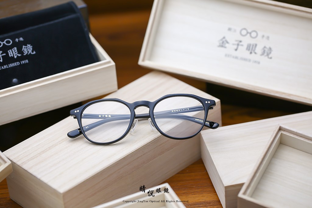 睛悦眼鏡,金子眼鏡,kaneko,手工眼鏡,日本手工眼鏡,賽璐珞,Celluloid,KC84,BK	
