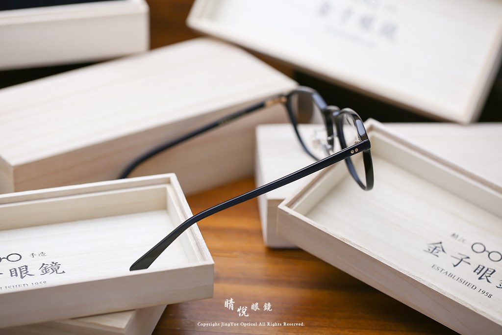 睛悦眼鏡,金子眼鏡,kaneko,手工眼鏡,日本手工眼鏡,賽璐珞,Celluloid,KC84,BK	