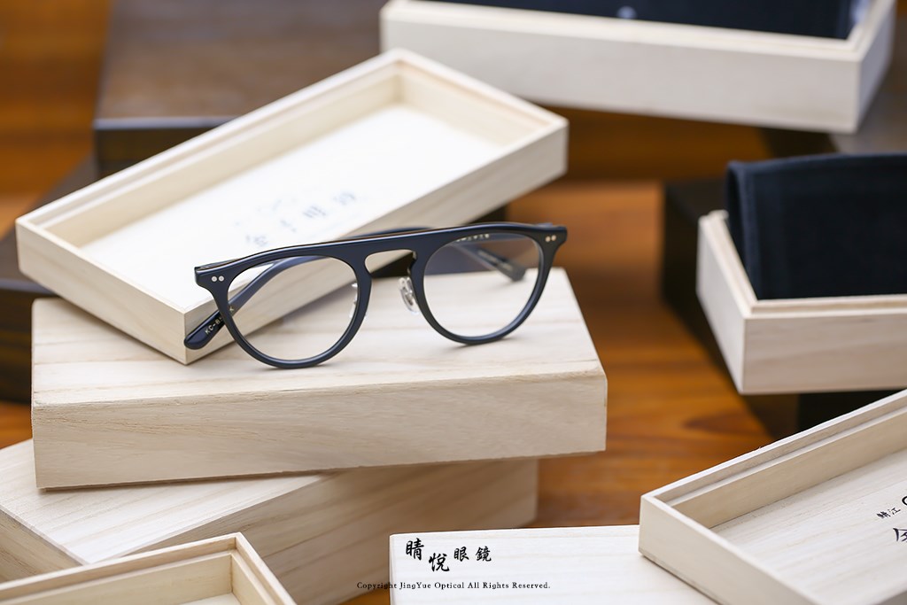 睛悦眼鏡,金子眼鏡,kaneko,手工眼鏡,日本手工眼鏡,賽璐珞,Celluloid,KC85,BK	