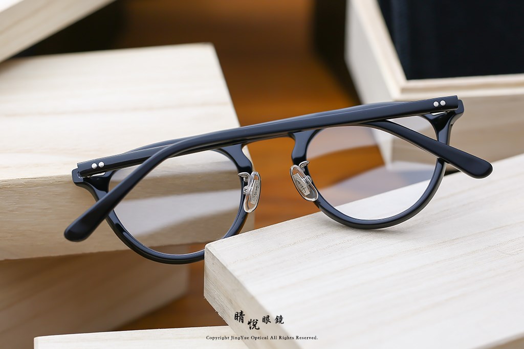 睛悦眼鏡,金子眼鏡,kaneko,手工眼鏡,日本手工眼鏡,賽璐珞,Celluloid,KC85,BK	