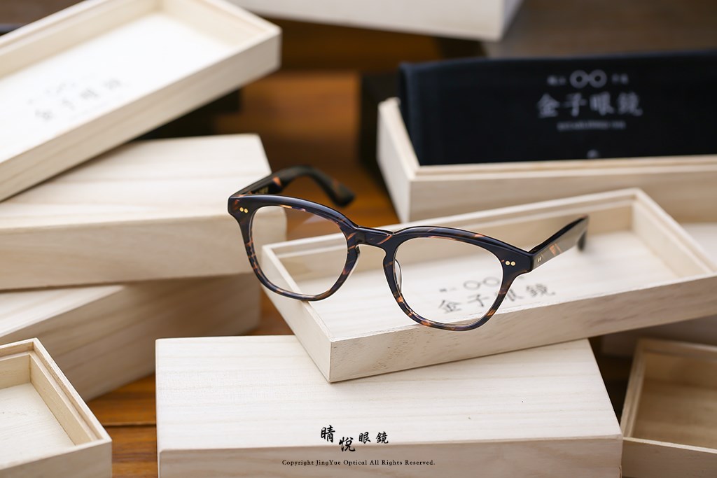 睛悦眼鏡,金子眼鏡,kaneko,手工眼鏡,日本手工眼鏡,賽璐珞,Celluloid,KC70,BLS