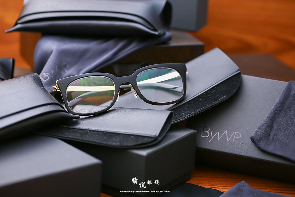 睛悦眼鏡,BYWP,手工眼鏡,德國薄鋼眼鏡,BY13044,BKG