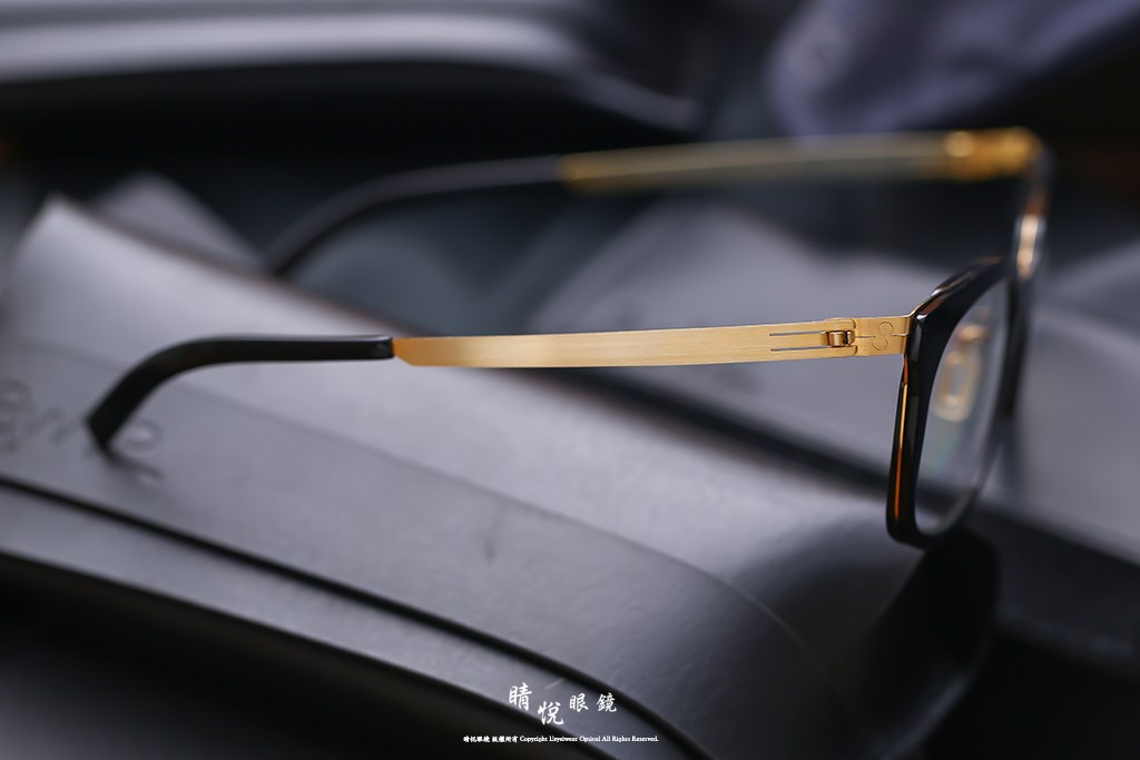 睛悦眼鏡,BYWP,手工眼鏡,德國薄鋼眼鏡,BY13044,BKG