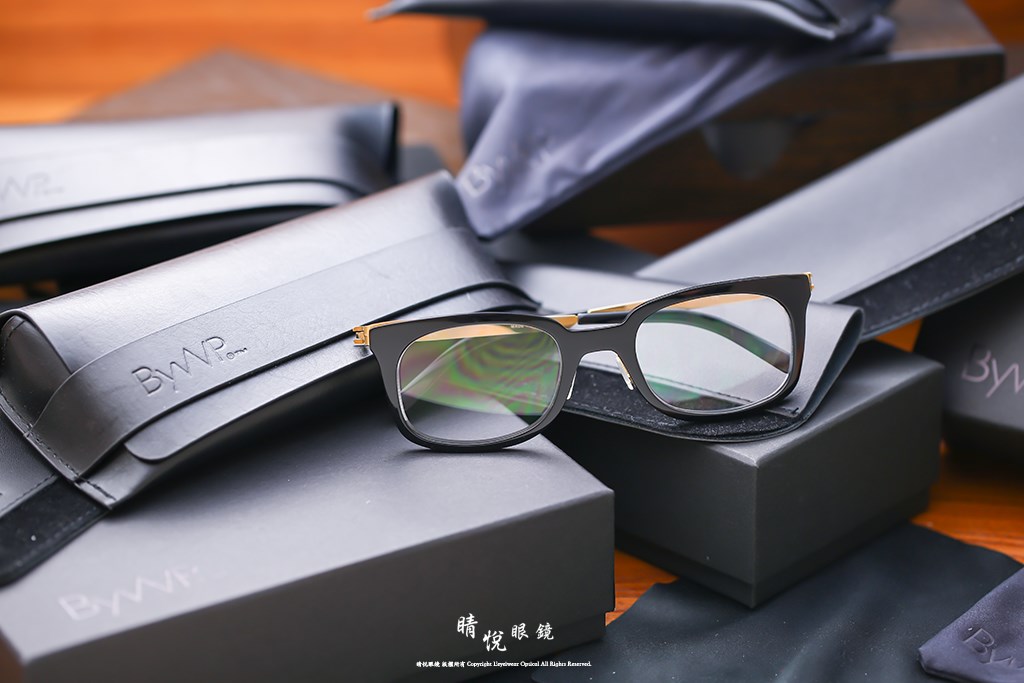 睛悦眼鏡,BYWP,手工眼鏡,德國薄鋼眼鏡,BY13044,BKG