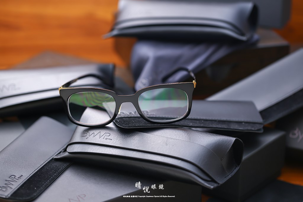 睛悦眼鏡,BYWP,手工眼鏡,德國薄鋼眼鏡,BY13044,BKG