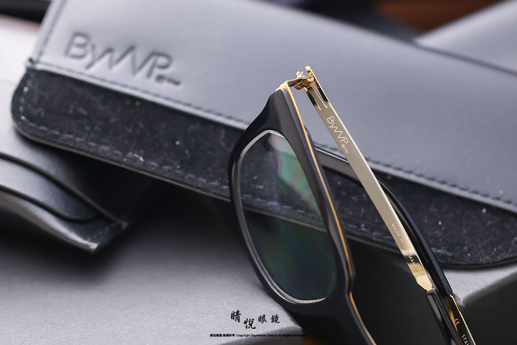 睛悦眼鏡,BYWP,手工眼鏡,德國薄鋼眼鏡,BY13044,BKG