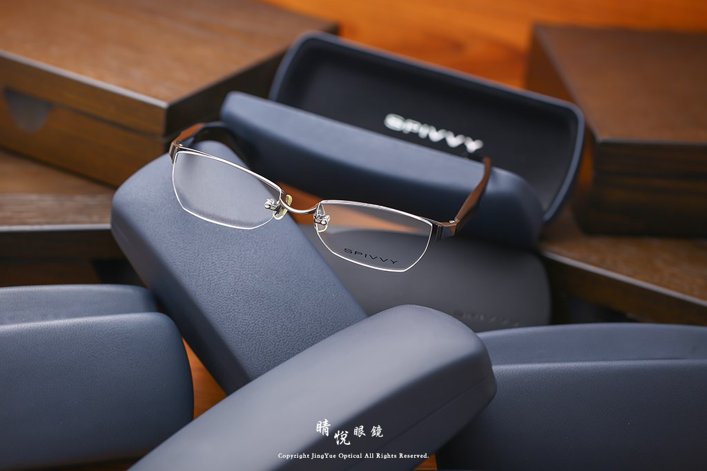 KANEKO,金子眼鏡,SPIVVY,與市,日本手工眼鏡,手工眼鏡,眼鏡,SP 1103,GUN	
