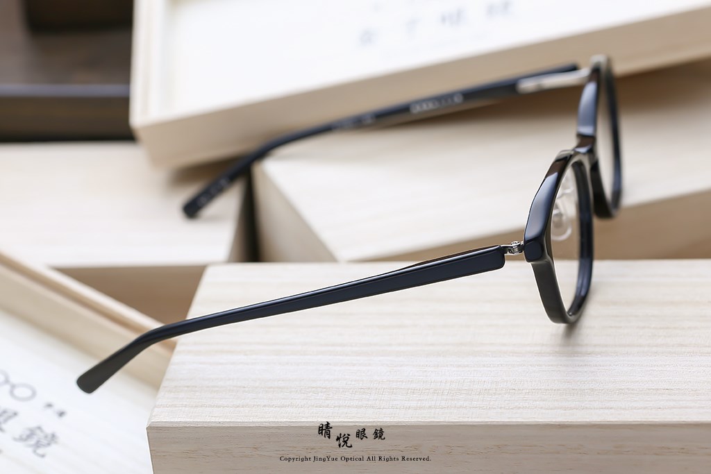 睛悦眼鏡,金子眼鏡,kaneko,手工眼鏡,日本手工眼鏡,賽璐珞,acetate,Celluloid,KA 19,BK	