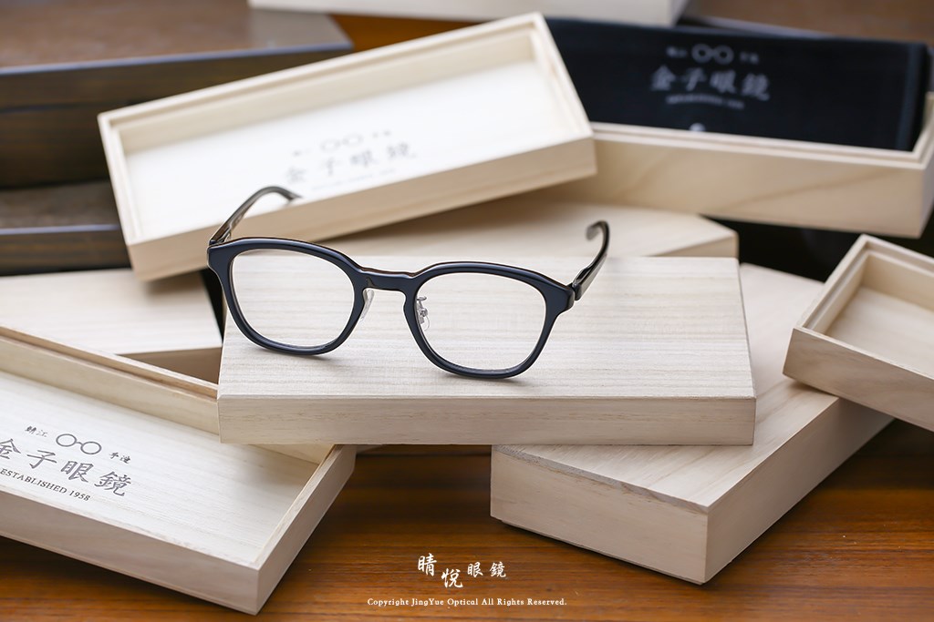 睛悦眼鏡,金子眼鏡,kaneko,手工眼鏡,日本手工眼鏡,賽璐珞,acetate,Celluloid,KA 19,BK	