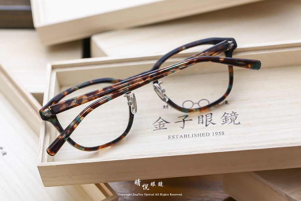睛悦眼鏡,金子眼鏡,kaneko,手工眼鏡,日本手工眼鏡,賽璐珞,acetate,Celluloid,KA 19,BRGR