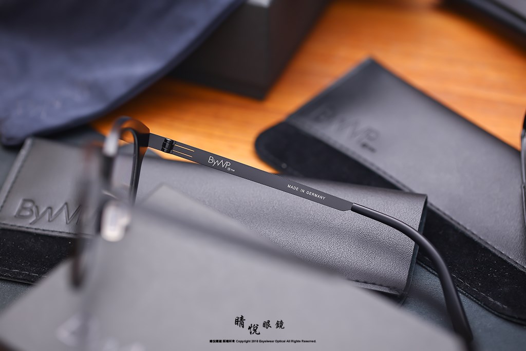 睛悦眼鏡,BYWP,手工眼鏡,德國薄鋼眼鏡,BY16010 MBK MB