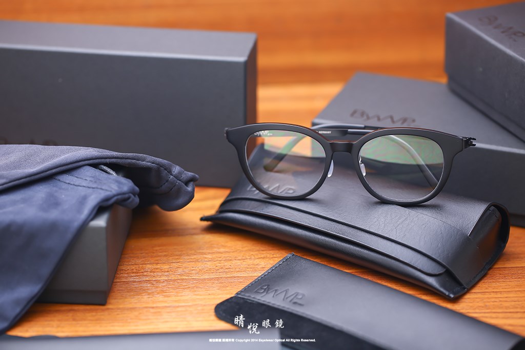 睛悦眼鏡,BYWP,手工眼鏡,德國薄鋼眼鏡,BY16010 MBK MB