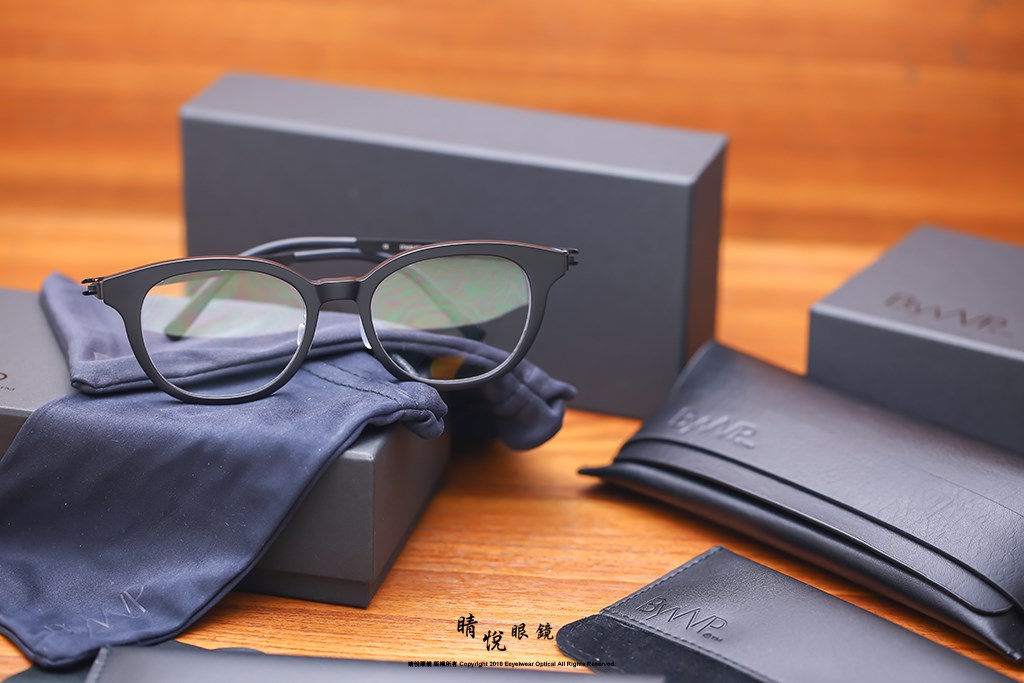 睛悦眼鏡,BYWP,手工眼鏡,德國薄鋼眼鏡,BY16010 MBK MB