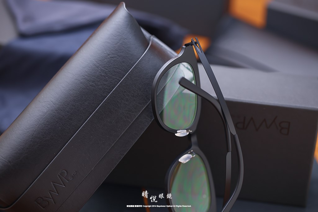 睛悦眼鏡,BYWP,手工眼鏡,德國薄鋼眼鏡,BY16010 MBK MB