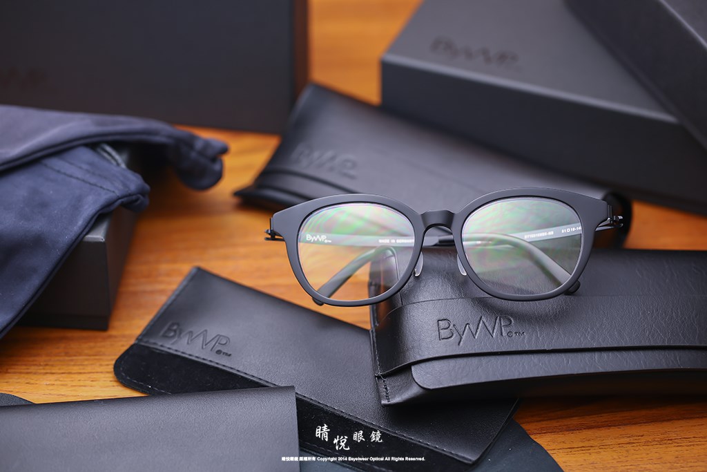 睛悦眼鏡,BYWP,手工眼鏡,德國薄鋼眼鏡,BY16010 MBK MB