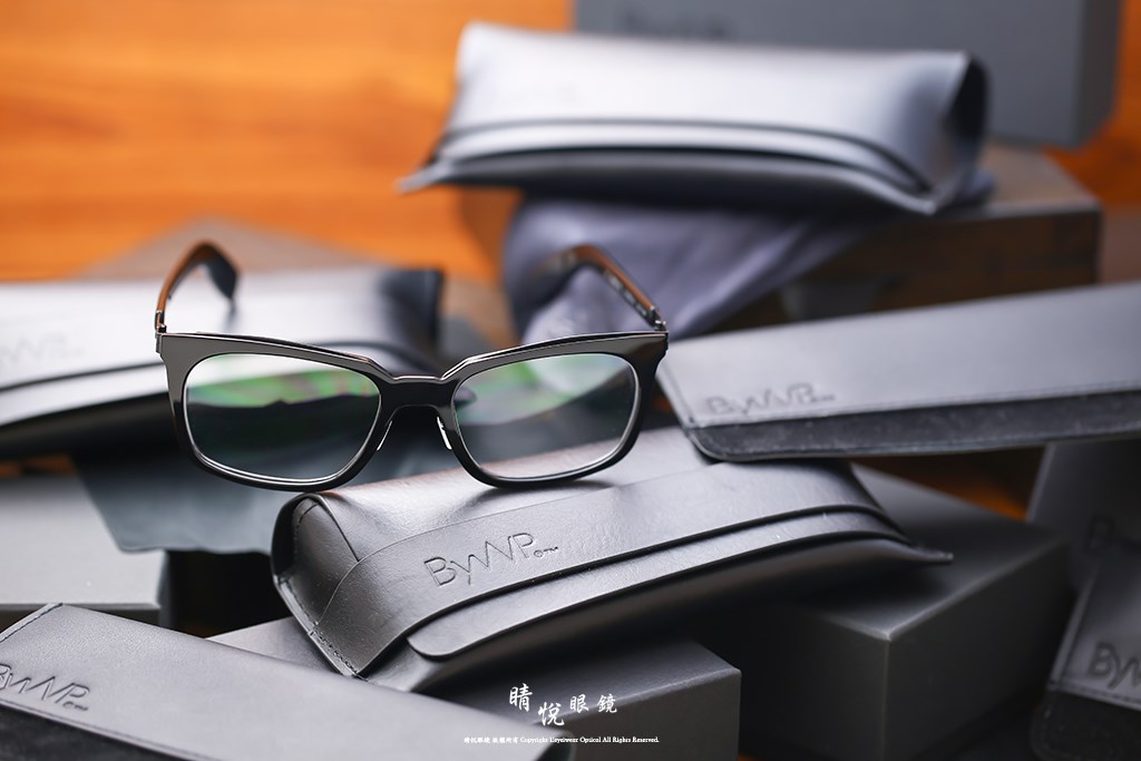 睛悦眼鏡,BYWP,手工眼鏡,德國薄鋼眼鏡,BY 14036 BLK MB