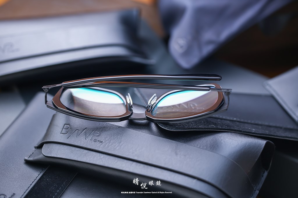 睛悦眼鏡,BYWP,手工眼鏡,德國薄鋼眼鏡,BY 14036 BLK MB