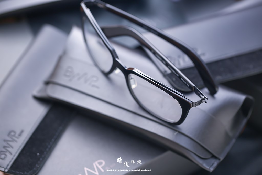 睛悦眼鏡,BYWP,手工眼鏡,德國薄鋼眼鏡,BY 14036 BLK MB