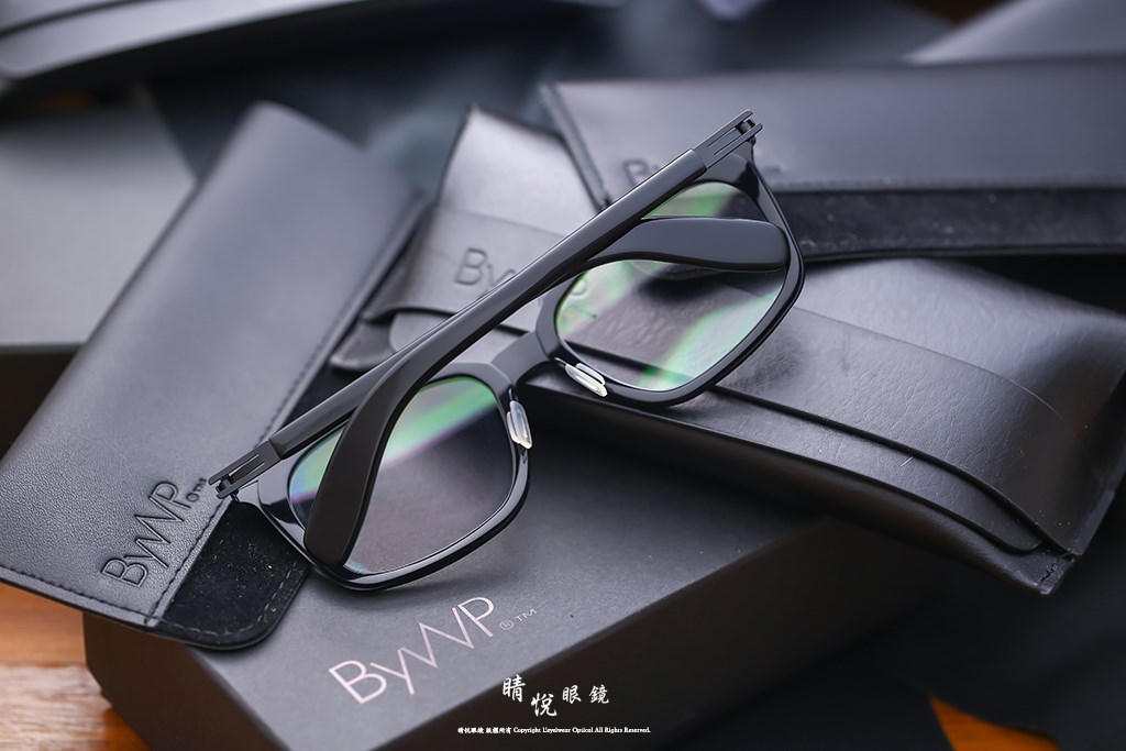 睛悦眼鏡,BYWP,手工眼鏡,德國薄鋼眼鏡,BY 14036 BLK MB