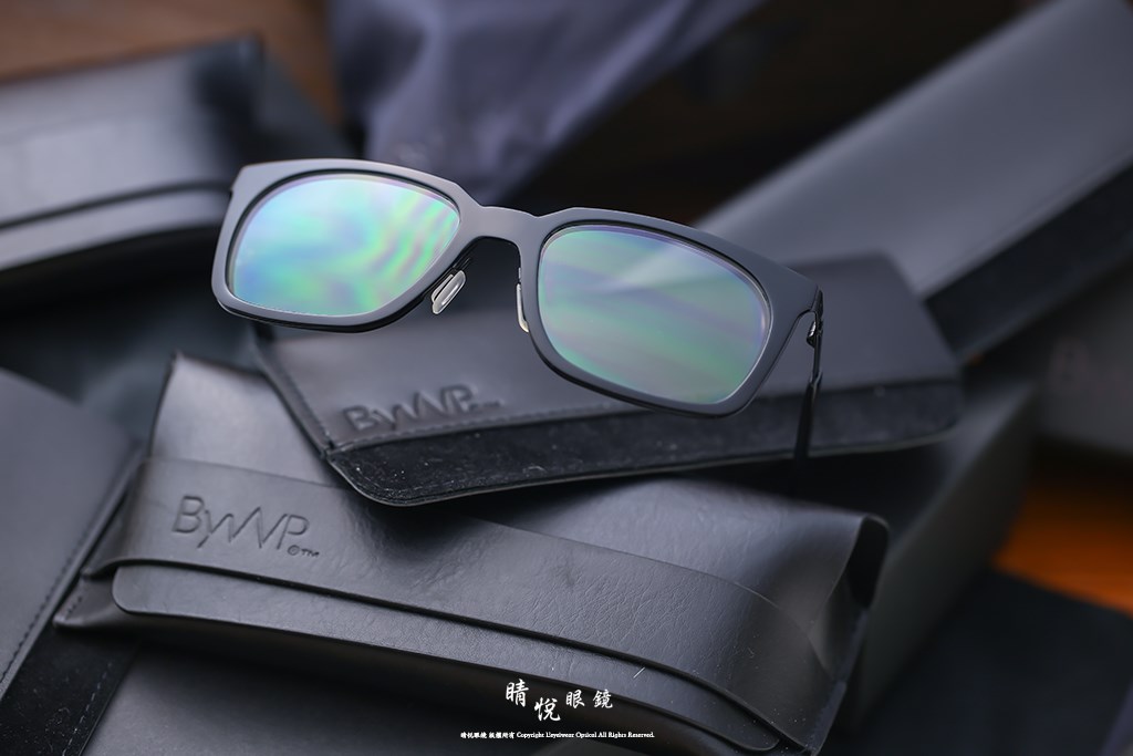 睛悦眼鏡,BYWP,手工眼鏡,德國薄鋼眼鏡,BY 14036 BLK MB