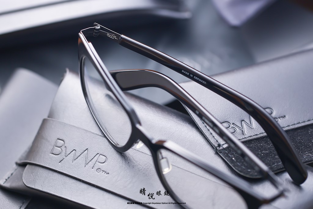 睛悦眼鏡,BYWP,手工眼鏡,德國薄鋼眼鏡,BY 14036 BLK MB