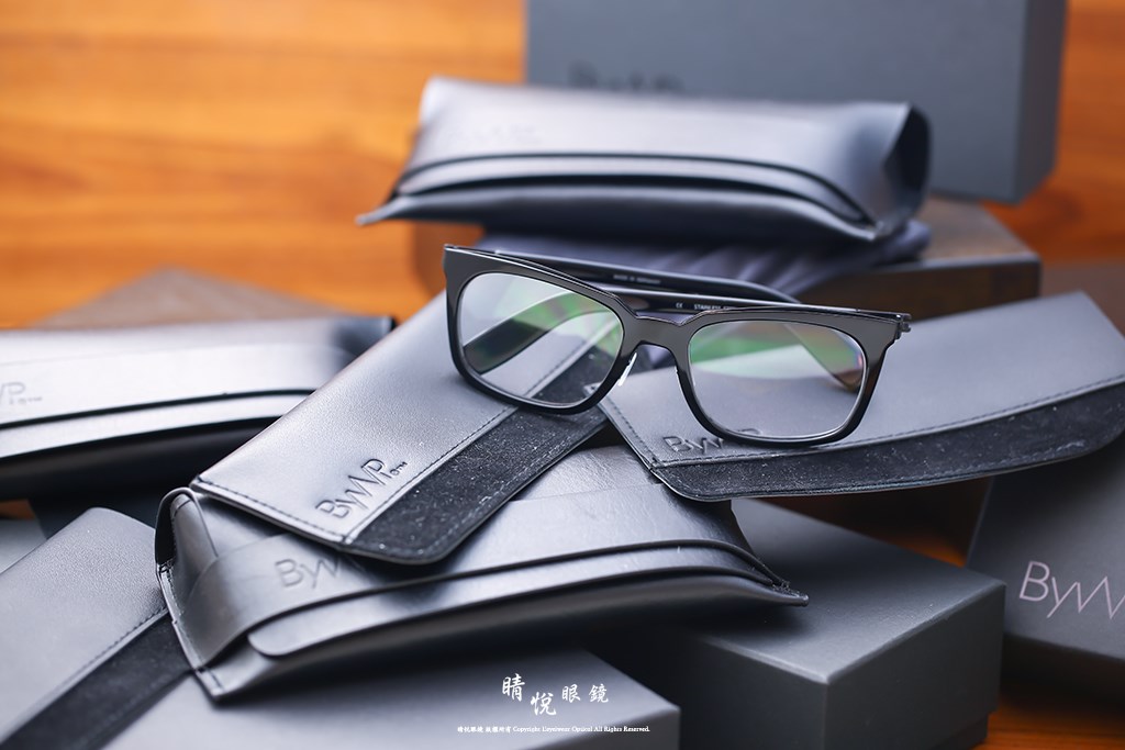 睛悦眼鏡,BYWP,手工眼鏡,德國薄鋼眼鏡,BY 14036 BLK MB