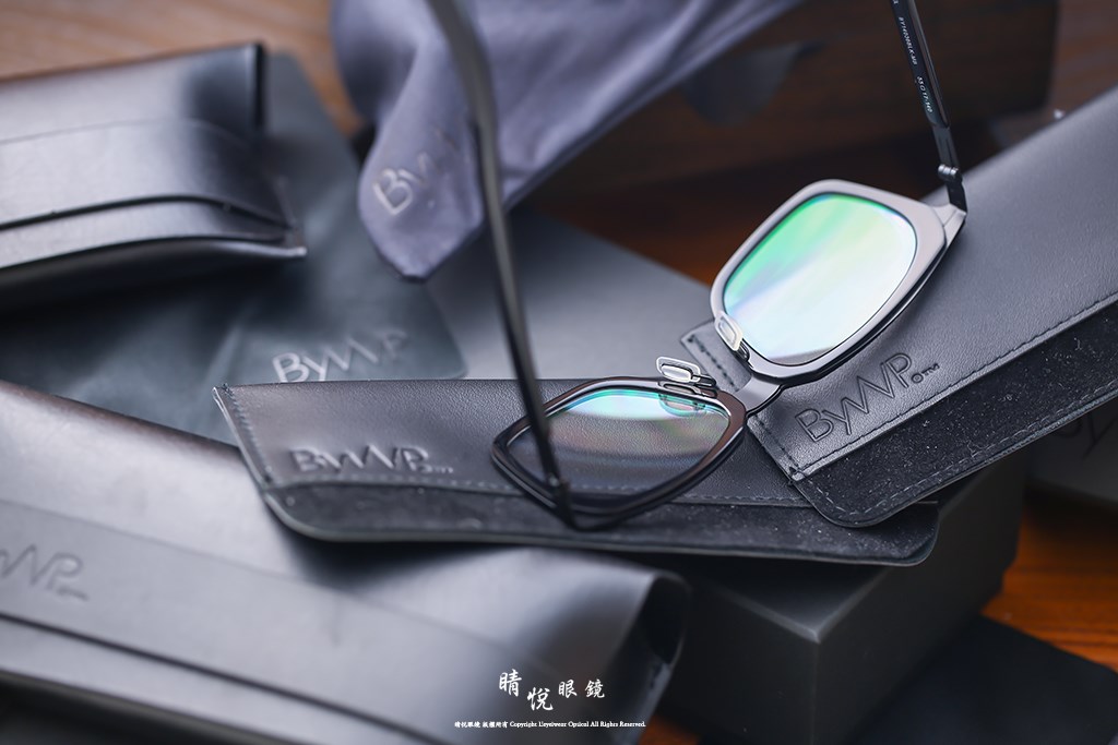 睛悦眼鏡,BYWP,手工眼鏡,德國薄鋼眼鏡,BY 14036 BLK MB