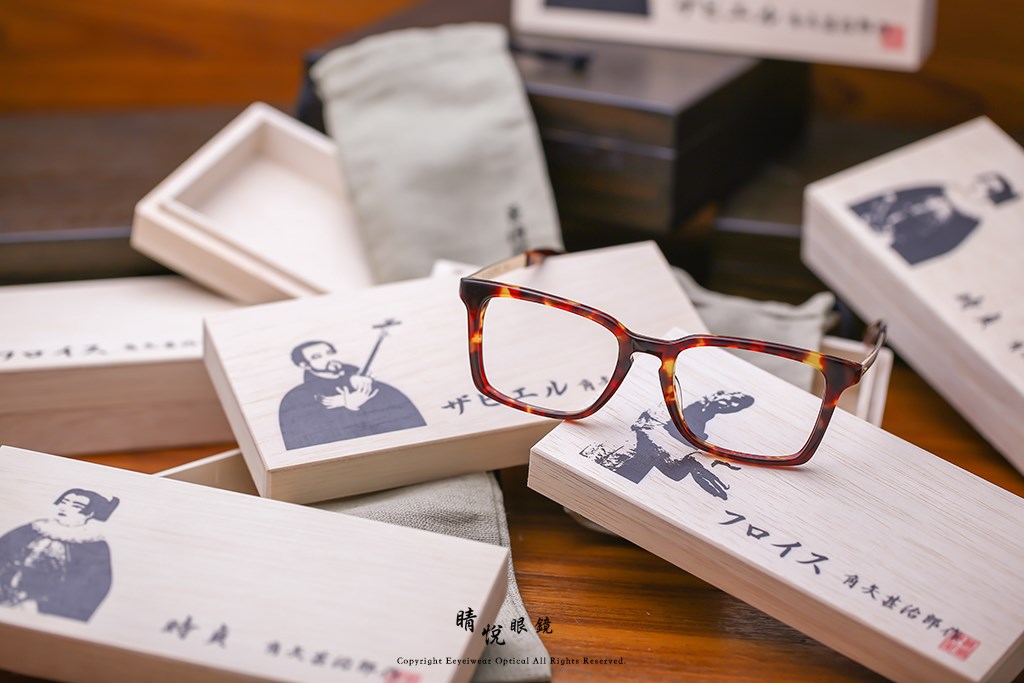 睛悦眼鏡,角矢甚治郎,手工眼鏡,日本手工眼鏡,賽璐珞,Celluloid,城之章 南蠻傳來 Xavier C13