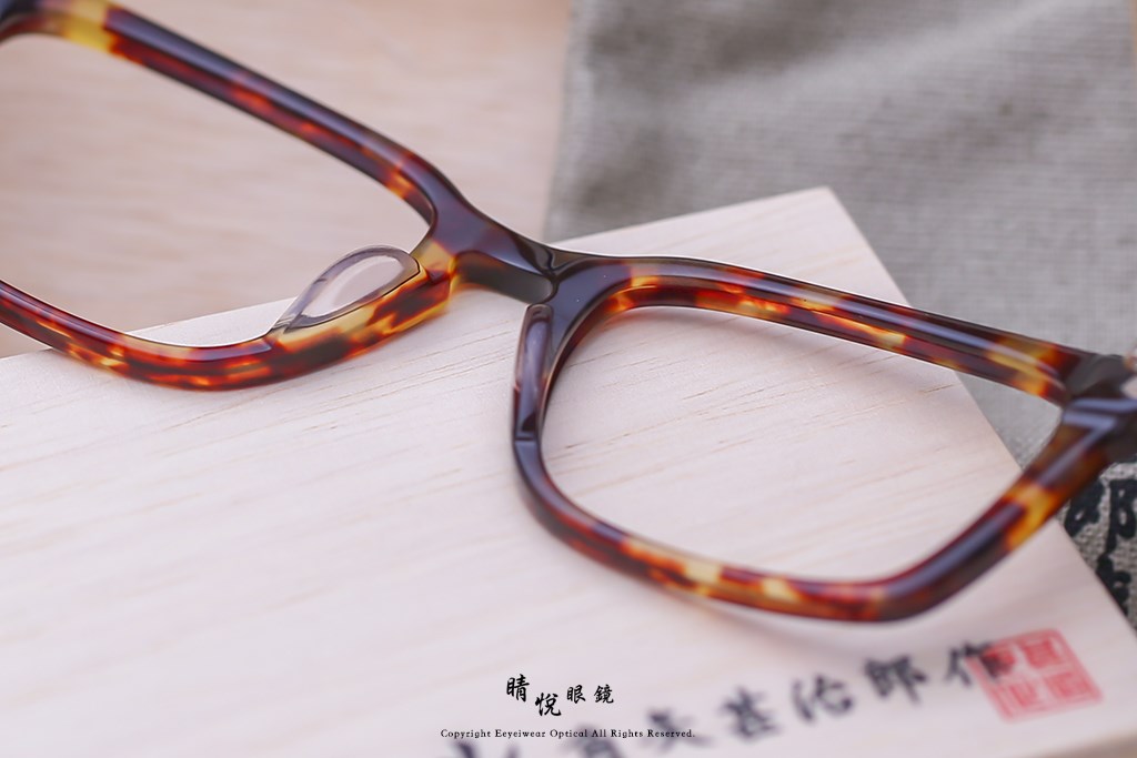 睛悦眼鏡,角矢甚治郎,手工眼鏡,日本手工眼鏡,賽璐珞,Celluloid,城之章 南蠻傳來 Xavier C13