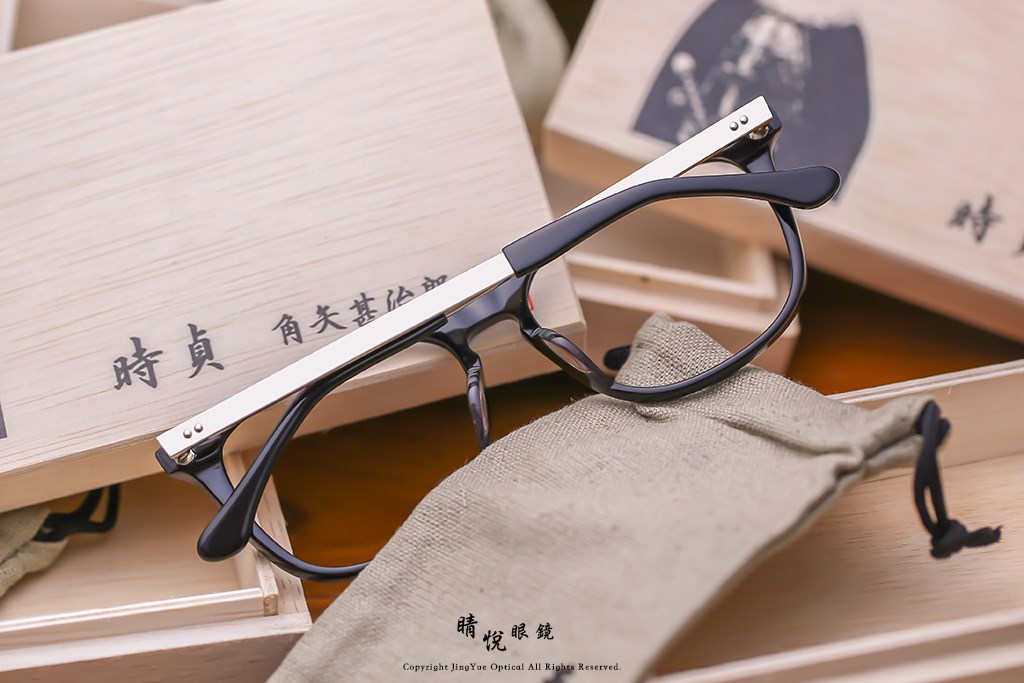 睛悦眼鏡,角矢甚治郎,手工眼鏡,日本手工眼鏡,賽璐珞,Celluloid,城之章 南蠻傳來 時貞 天草四郎 C1 BKW