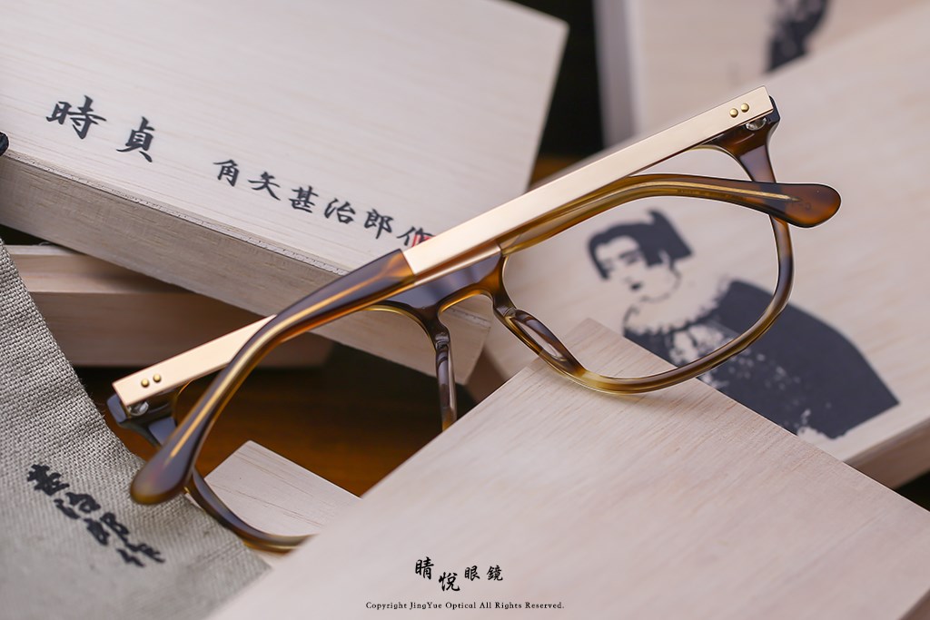 睛悦眼鏡,角矢甚治郎,手工眼鏡,日本手工眼鏡,賽璐珞,Celluloid,城之章 南蠻傳來 時貞 天草四郎 C16