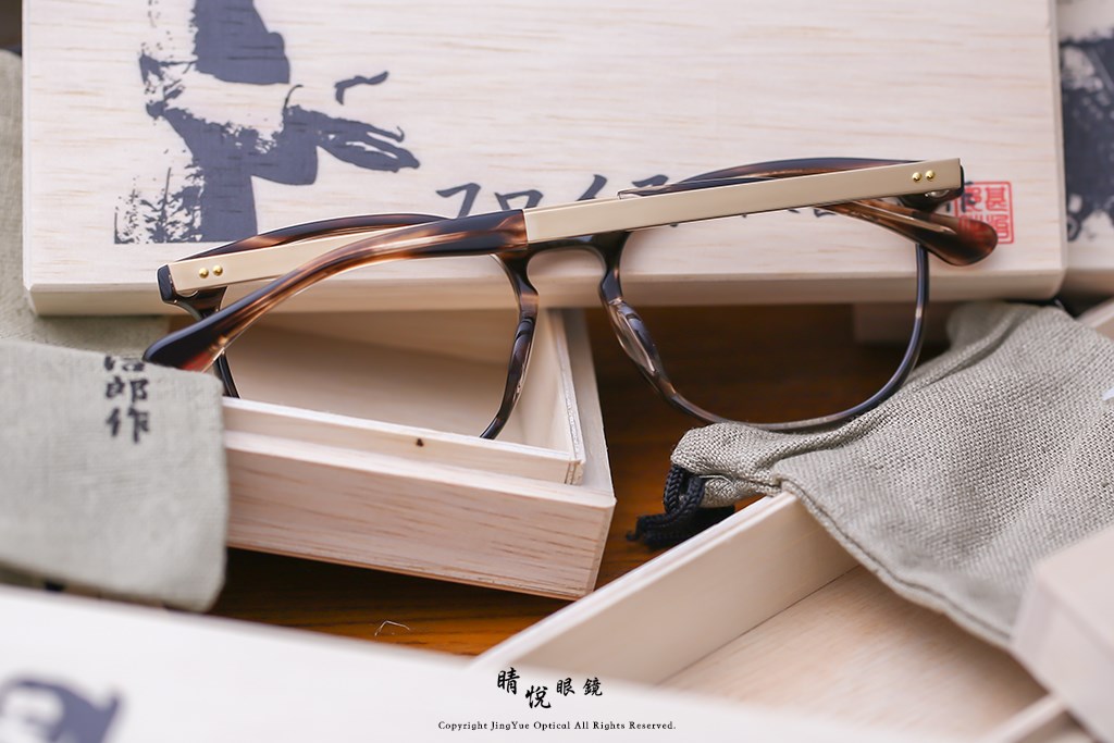 睛悦眼鏡,角矢甚治郎,手工眼鏡,日本手工眼鏡,賽璐珞,Celluloid,城之章 南蠻傳來 Frois C3 